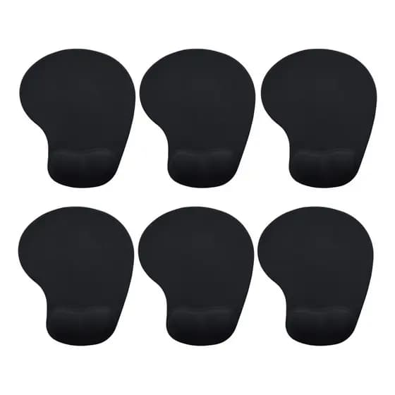 6 Un Mouse Pad Ergonômico Apoio Punho Silicone Home Office