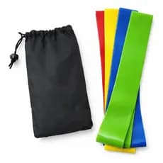Kit Mini Band 4 Intensidades Faixa Elástica Exercício Treino