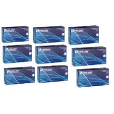 KIT C 10 CAIXAS DE LUVAS AZUL SAFE MAX