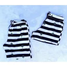 Kit Casal Combinadinho Short Mozão Tactel Com Elastano Bermuda Verão Conjunto Casal Masculino E Feminino Namorados