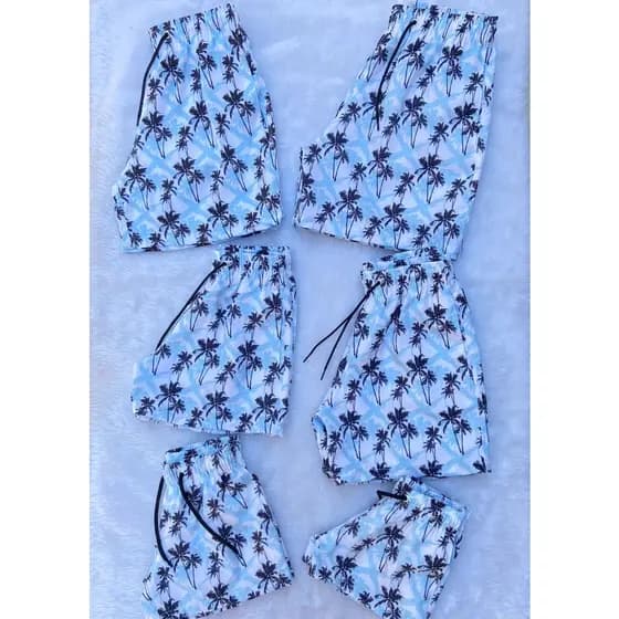 Short Infantil Tactel Moda Praia Piscina