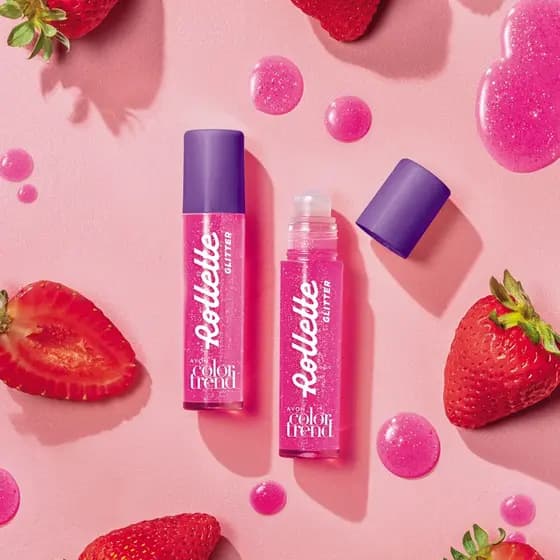 Brilho Labial Rollette Glitter