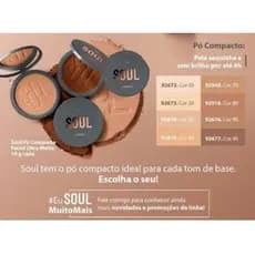 Eudora Pó Compacto Soul Ultra Matte 10g - ESCOLHA SUA COR