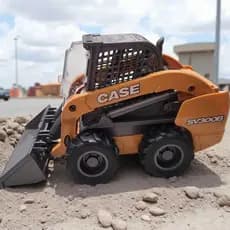 Case Mini Carregadeira Sv300B  Maquina Menino Brincadeira Diversão Criança plastico Usual Brinquedos