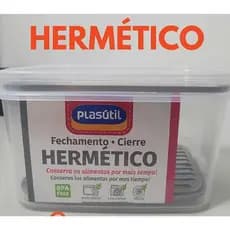 kit porte hermético plasúltil com escorredo interno