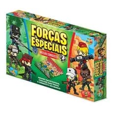 ​Jogo de Tabuleiro Forças Especiais Missão Conquista GGB – Jogo de Estratégia e Combate