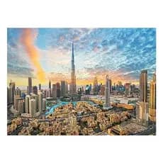 Quebra-Cabeça 1000 Peças Burj Khalifa Dubai GGB Paisagem Panorâmica