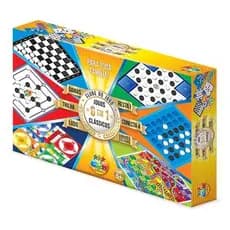 ​Jogo 6 em 1 Clássicos de Tabuleiro GGB  Família e Educativo