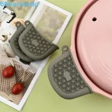 BERNARDO Pan Handle Cover , Clipe De Orelha De Pote De Silicone Engrossado , Suporte De Alça De Panela Anti-Queimadura C