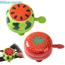 Sino De Bicicleta Infantil BERNARDO , Com Design De Frutas De Material De Ferro Fofo De Desenho Animado De Melancia