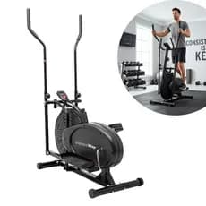 Elíptico Resistência a Ar Simulador Caminhada com Monitor Suporta 150Kg Importway Iwf018
