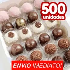 500 Forminhas Transparente Acetato Doces Finos Brigadeiro Confeitaria Festa Atacado Casamento