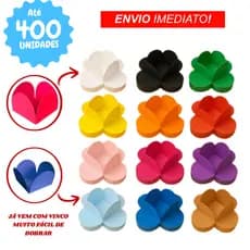 100/200/300/400 Forminhas 4 Pétalas Doces Finos Brigadeiros Festas Casamento Aniversário Confeitaria