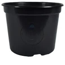 Kit com 10/20 Vasos Pote 15 Preto 1 Litro para Jardinagem, Decoração e Plantas de Médio Porte