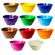 5 Vasos plástico cuia 21 Coloridas para Plantas Cactos Suculenta 2L