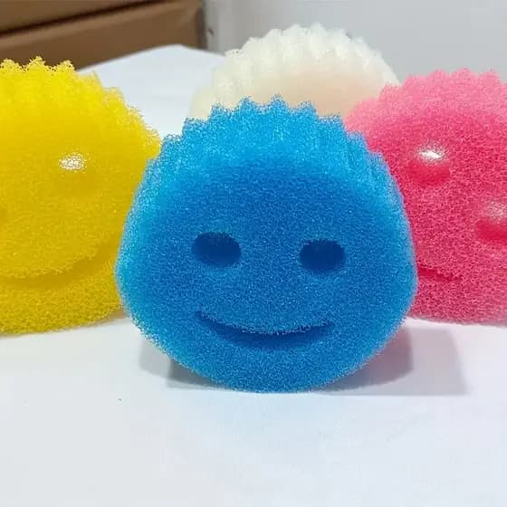 Esponja Mágica Bloco De Sorridente Tipo Sabonete De Lavagem De Louça Escova