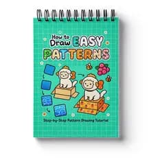 Livro de Colorir Teste de Efeito Aprenda How To Draw Easy Patterens