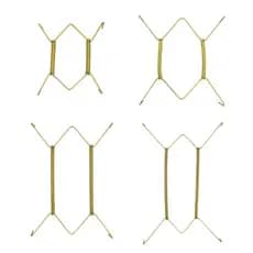 Garra Para Prato Kit 8 Pçs Gancho Suporte de Pendurar Prato Parede Decorativo