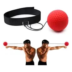 Bola De Treino Reflexo Luta Boxe Com Faixa de Cabeça