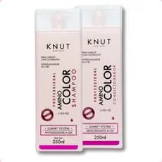 Kit Shampoo + Condicionador Knut Amino Color Tratamento Básico Profissional para Cabelos Coloridos