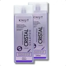 Kit Shampoo + Condicionador Knut Cristal Cabelos com Alisamento Prolongado Hidratação Profissional