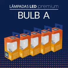 Kit 10 Lâmpadas Led Bulbo 4,9W a 30W E27 3000K 6500K Bivolt Ultraluz