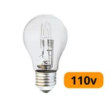 Kit 10 Lâmpadas Halógenas 127V 2800K Branco Quente E27 42W 70W 100W 120W