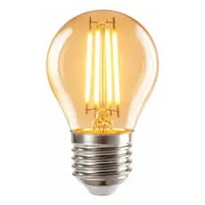 Lâmpada LED Filamento G45 4W E27 2300K Âmbar Bivolt Ultraluz Vintage Decorativa Retrô