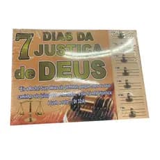 Cartela 7 Dias Justiça de Deus - Papel 250g