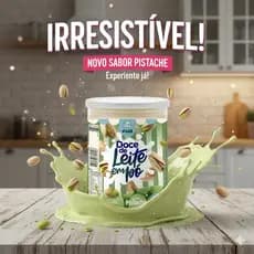 Pote De Doce Ninho Pistache 40 Unidade 800g Minas Sabores
