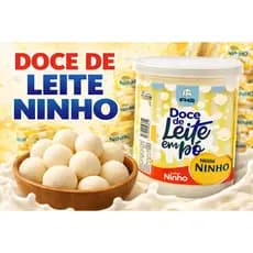 Doce De Leite Ninho Em Pote -  Disponivel em Dois Tamanho - Bolinhas de Doce -Envio Sabores Minas