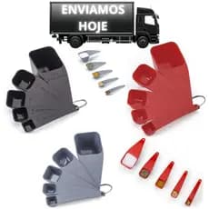 Kit Cozinha | Kit Medidor e Dosador l Porta Detergente e Esponja