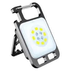 Mini Refletor Lanterna Forte imã Led 6w 5 Em 1 c/ Luz LED Policial