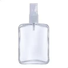 Kit 3 Frascos de Perfume Premium 100ml em Vidro com Tampa e Válvula Spray