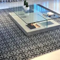 Tapete de Sala e Quarto Escritório 2,00×1,50 Antiderrapante Geométrico