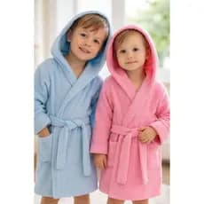 ROUPÃO INFANTIL ATOALHADO FELPUDO COM CAPUZ