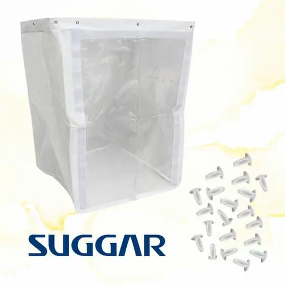 Saco Secadora Suggar Master Turbo Sc111/222br Clara + 20 Clips