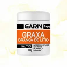 Graxa Branca de Lítio para Embarcação Auto Rolamento Mancal - Garin 80g