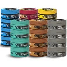 Kit 24 Cera Modeladora Vision Barber Shop 130g Barba Cabelo Bigode