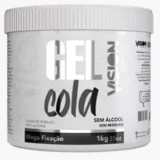 Gel Incolor Vision Barber Shop Mega Fixação 1kg - Unidade