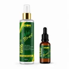 Kit Masculino Vision Vai Brasil Body Splash + Óleo de Barba Torcida Edição Limitada