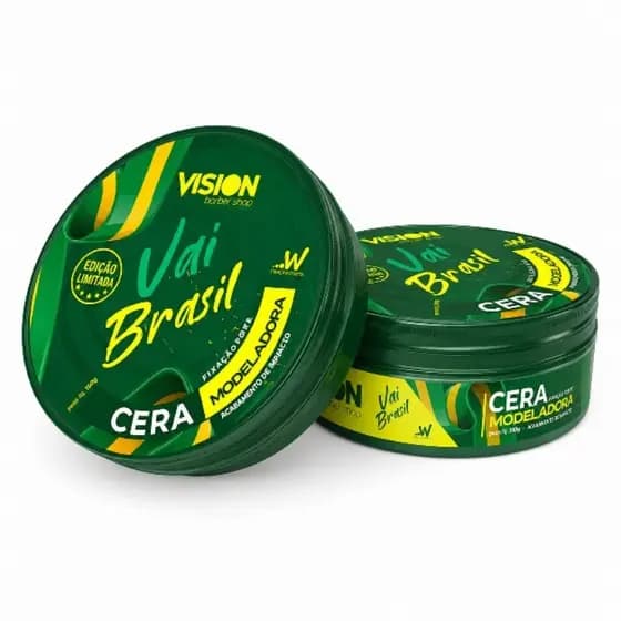 Cera Modeladora Vision Barber Shop Vai Brasil 130g Edição Limitada