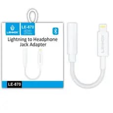 Adaptador para fone IPhone  P2-Lightning compatível do iPhone 5 ao iPhone 14