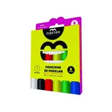 MASSINHA DE MODELAR 6 CORES (MASTER)