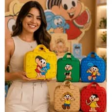 Maleta Turma da mônica  para aniversário. Lembrancinha sem personalização. KITS 5/10/20/30