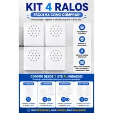 Ralo Falso Inteligente 1 2 3 ou 4 Unidades Ralo de Escoamento Drenagem Box De Banheiro em Plástico