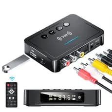 Transmissor Receptor Digital Áudio Bluetooth 5.0 Tv Usb Fm