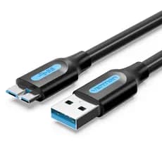 Cabo Usb 3.0 P/ HD Externo Ou Case Hd Rapido 3 Metro Vention
