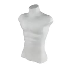 Manequim Bustos Masculino Bege Para Camisetas E Regatas