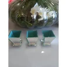 vaso cachepo para plantas artificial e decorações 8 centímetros